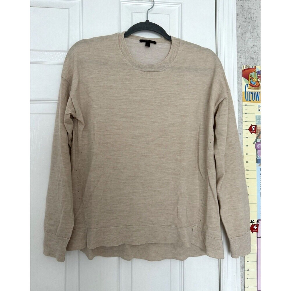 NWOT J.Crew Merino Wool Medium Tan Beige Women’s Sweater